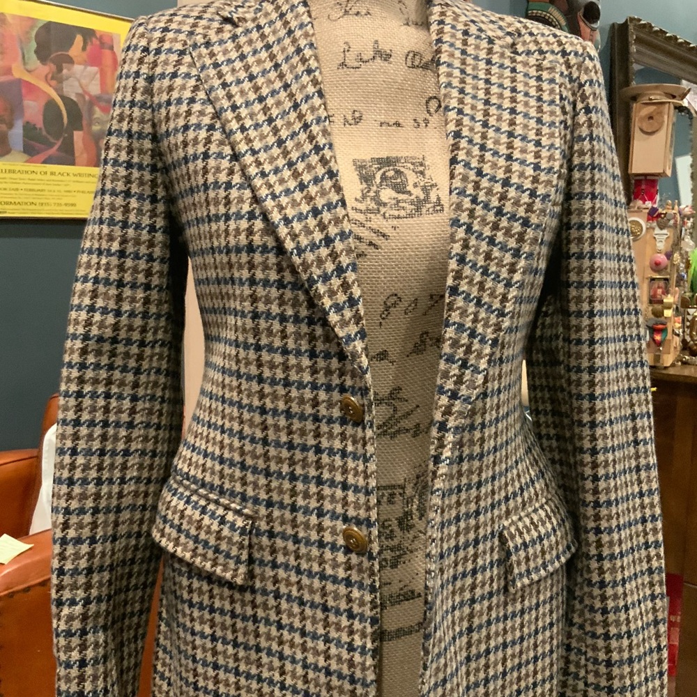 Vintage YSL Houndstooth jacket